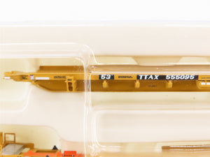 N Scale BLMA Models 12003 TTAX Trinity 53' 5 Unit Spine Car Set #555095