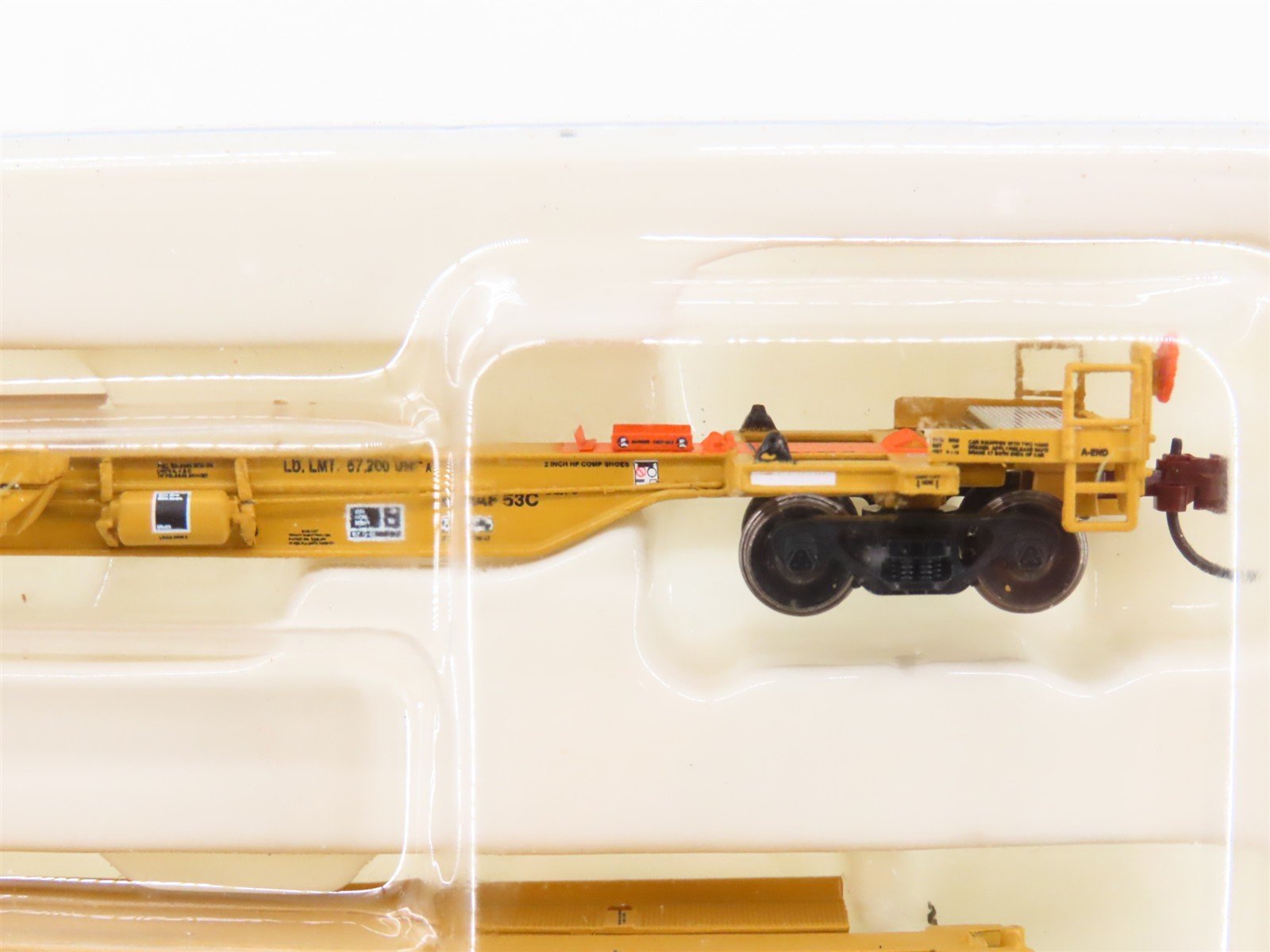N Scale BLMA Models 12003 TTAX Trinity 53' 5 Unit Spine Car Set #555095