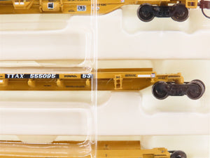 N Scale BLMA Models 12003 TTAX Trinity 53' 5 Unit Spine Car Set #555095