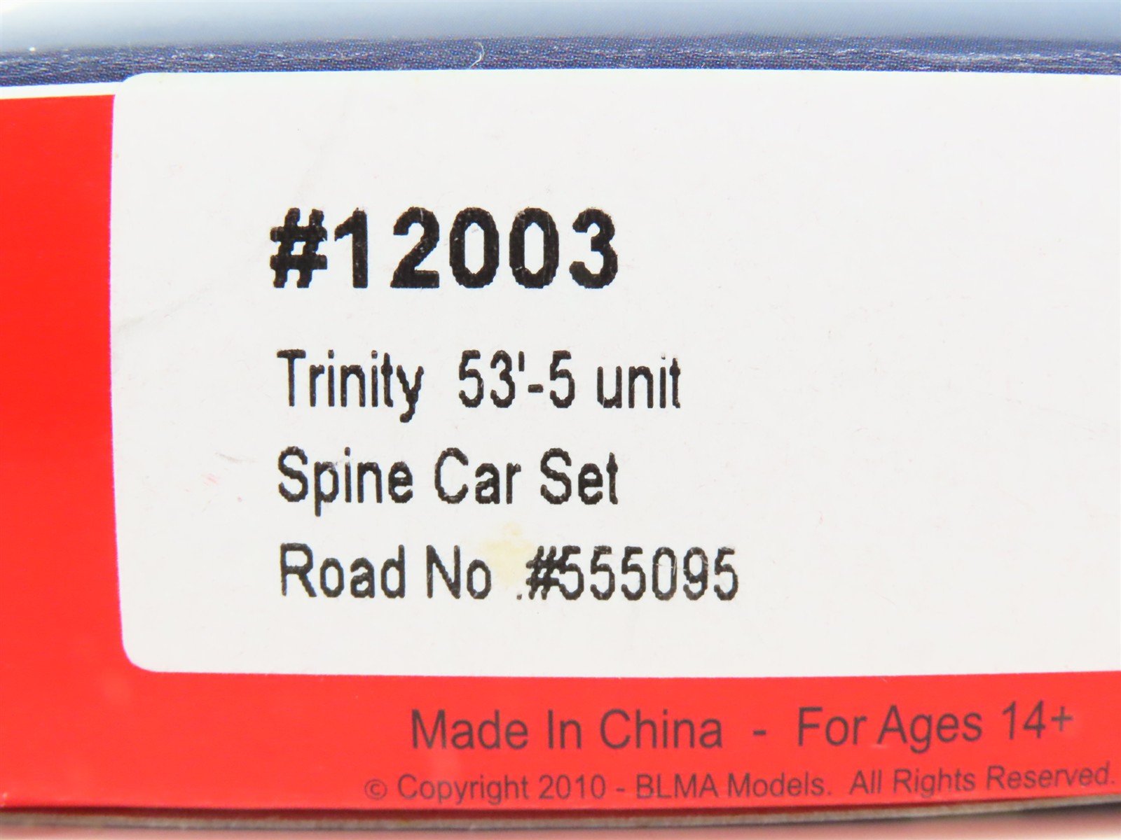 N Scale BLMA Models 12003 TTAX Trinity 53' 5 Unit Spine Car Set #555095