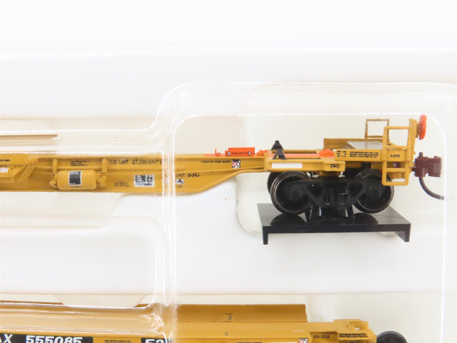N Scale BLMA Models 12007 TTAX Trinity 53' 5 Unit Spine Car Set #555085