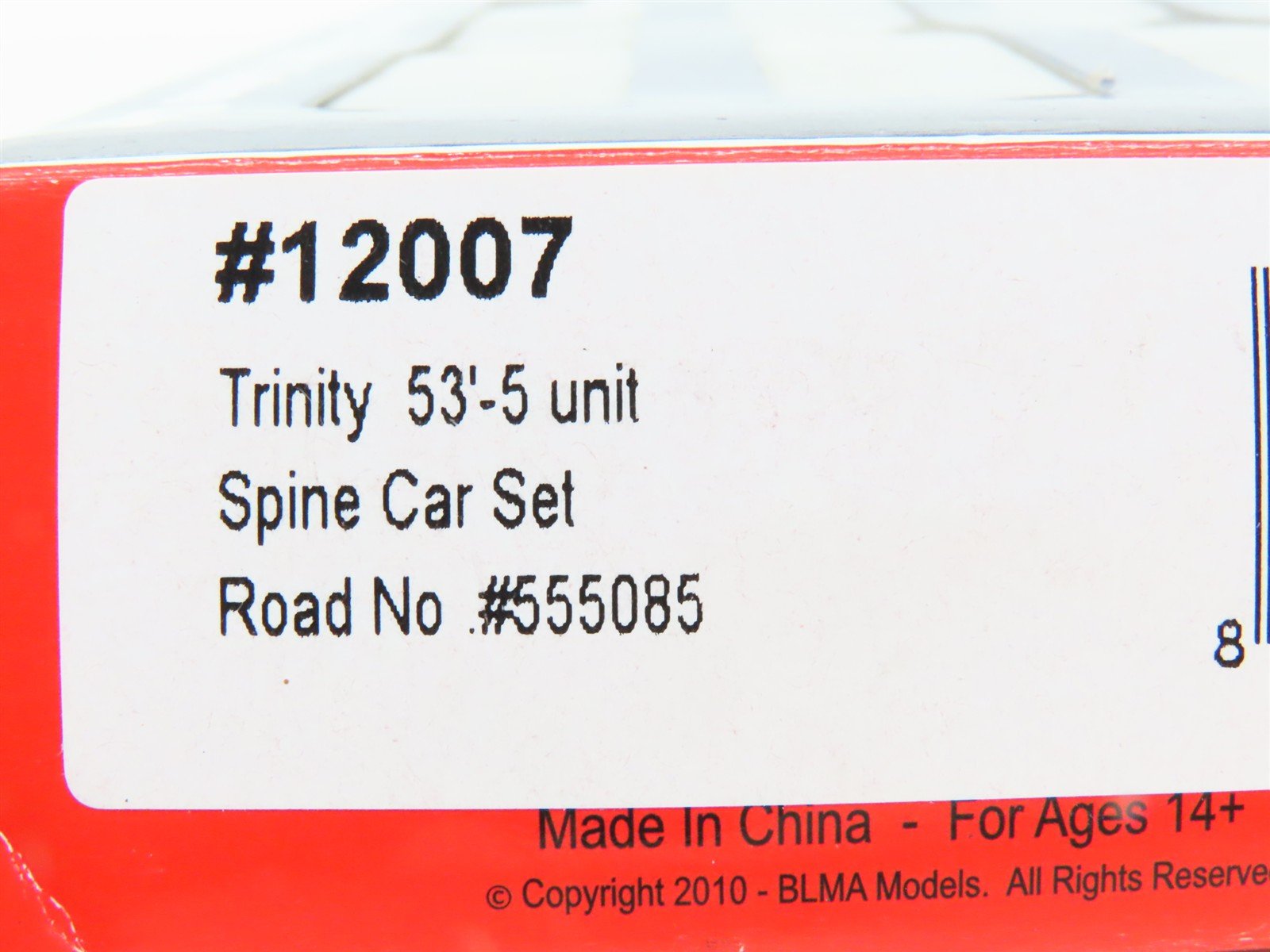 N Scale BLMA Models 12007 TTAX Trinity 53' 5 Unit Spine Car Set #555085