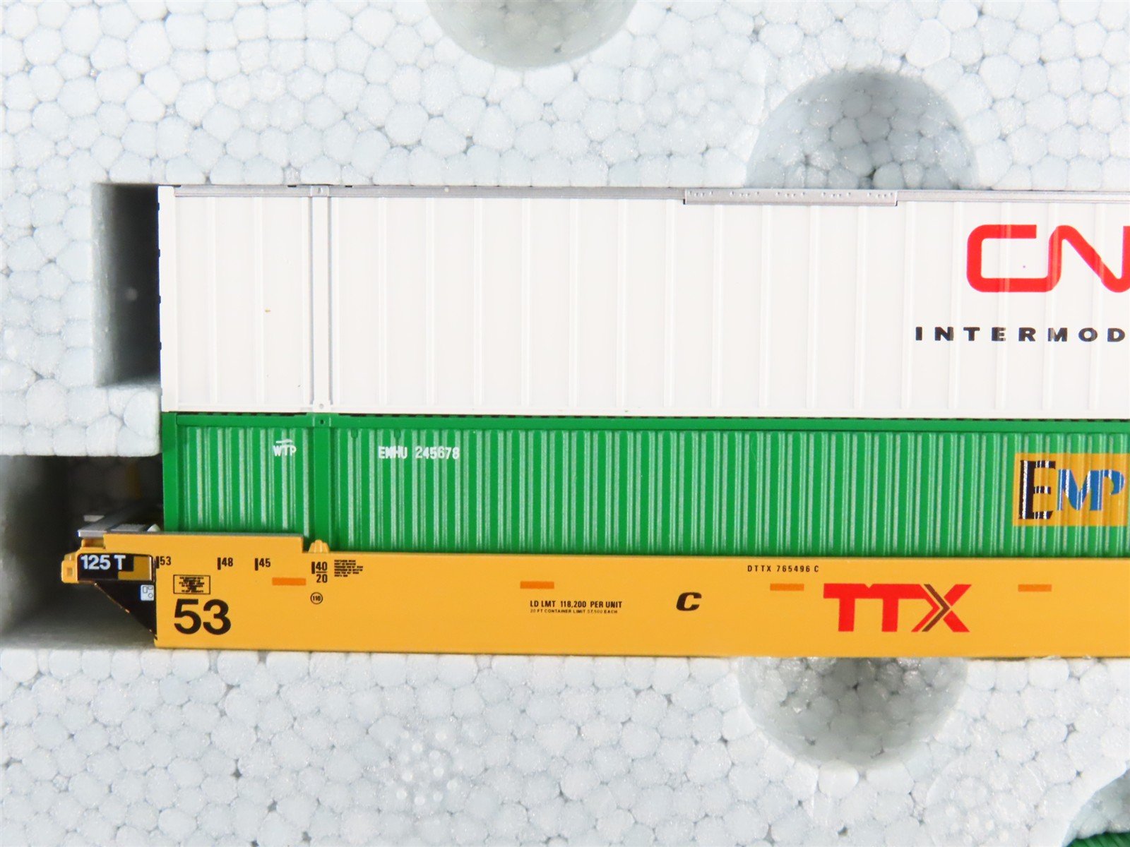 N Scale Kato 106-6174 DTTX Gunderson MAXI-IV Double Stack 3-Unit Set #765496