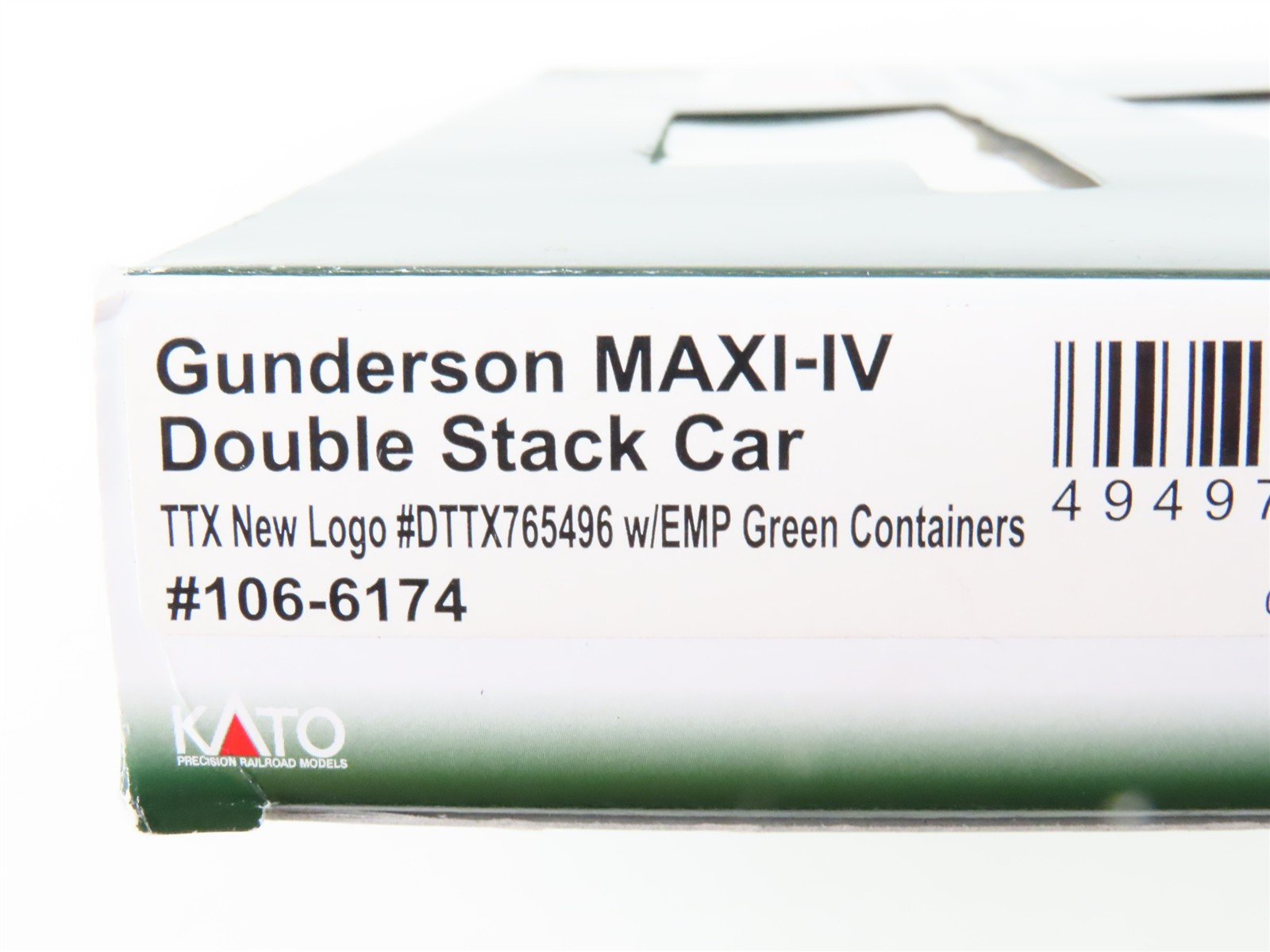 N Scale Kato 106-6174 DTTX Gunderson MAXI-IV Double Stack 3-Unit Set #765496