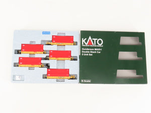 N Scale Kato 106-6193 DTTX Gunderson MAXI-I Double Stack 5-Unit Set #759392