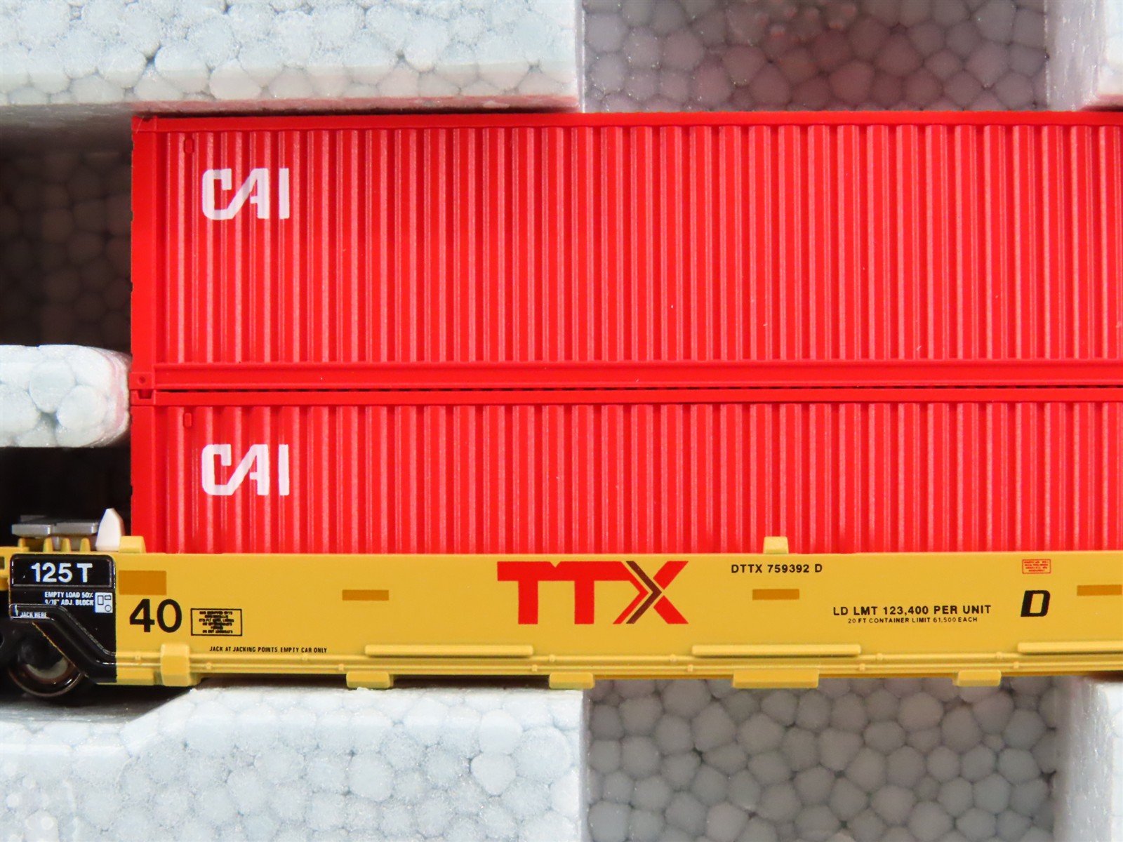 N Scale Kato 106-6193 DTTX Gunderson MAXI-I Double Stack 5-Unit Set #759392