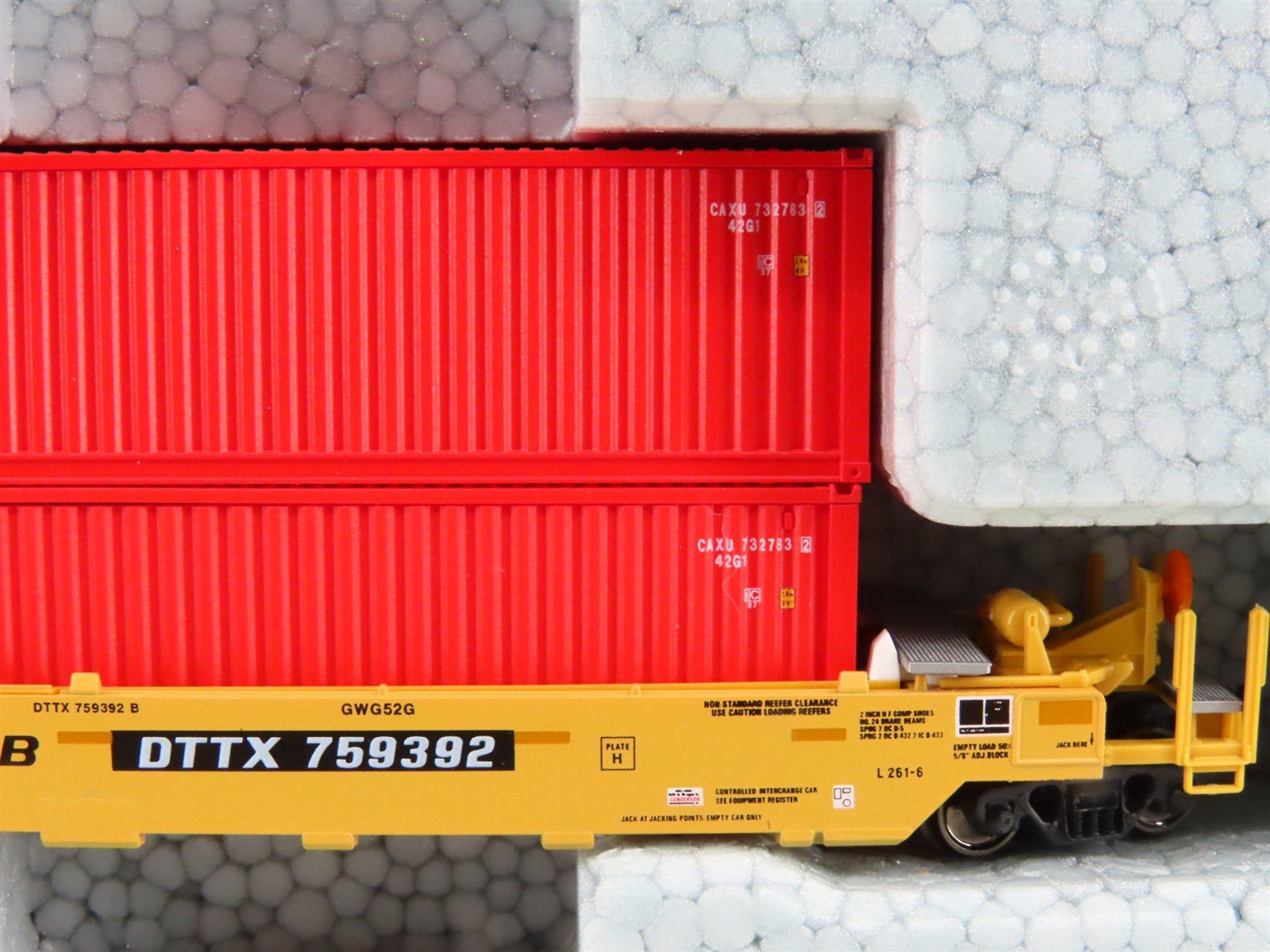 N Scale Kato 106-6193 DTTX Gunderson MAXI-I Double Stack 5-Unit Set #759392
