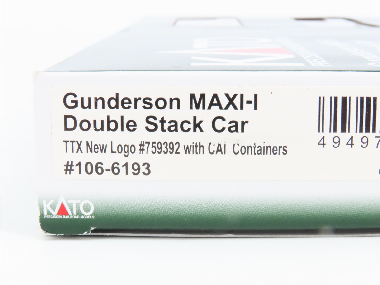 N Scale Kato 106-6193 DTTX Gunderson MAXI-I Double Stack 5-Unit Set #759392