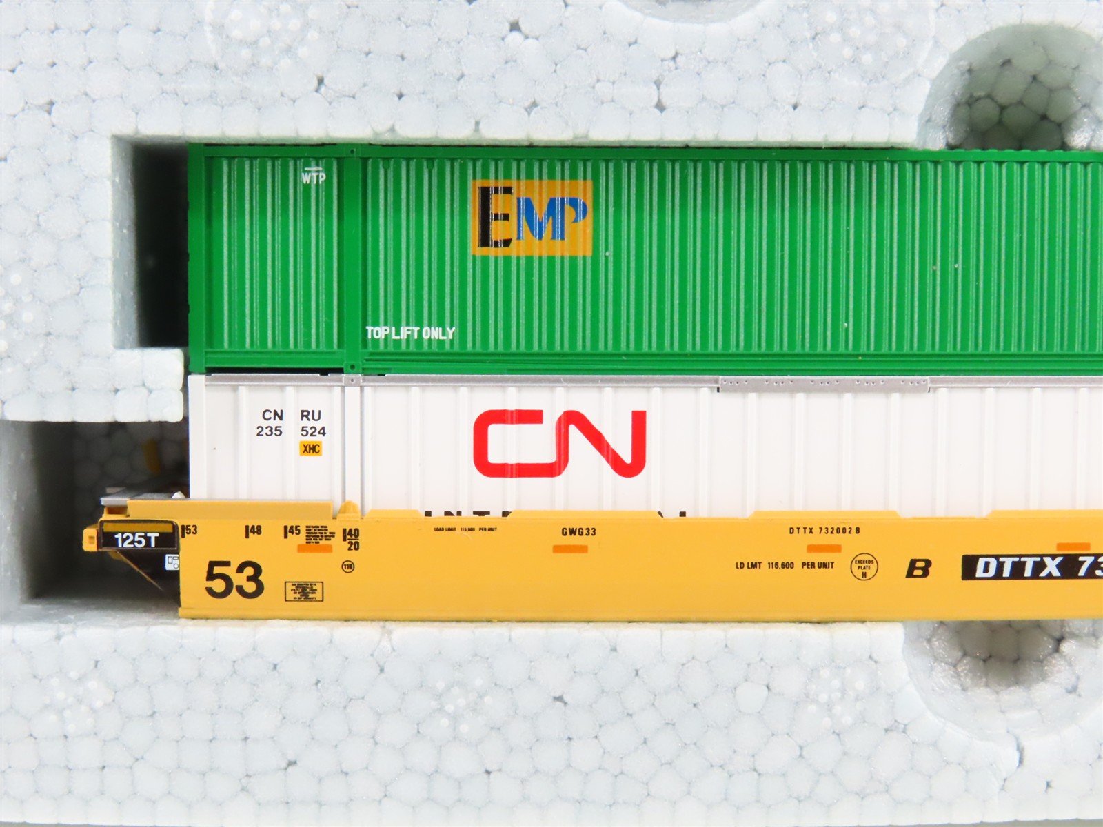 N Scale Kato 106-6173 DTTX Gunderson MAXI-IV Double Stack 3-Unit Set #732002