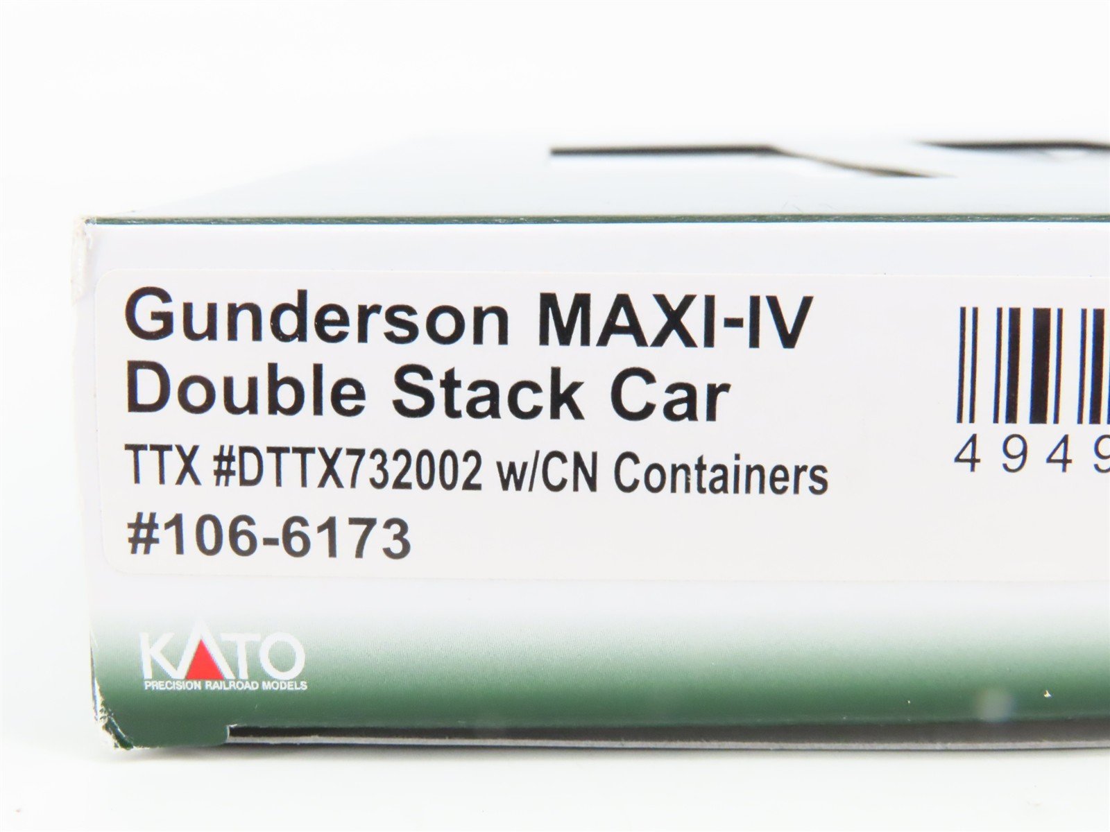 N Scale Kato 106-6173 DTTX Gunderson MAXI-IV Double Stack 3-Unit Set #732002