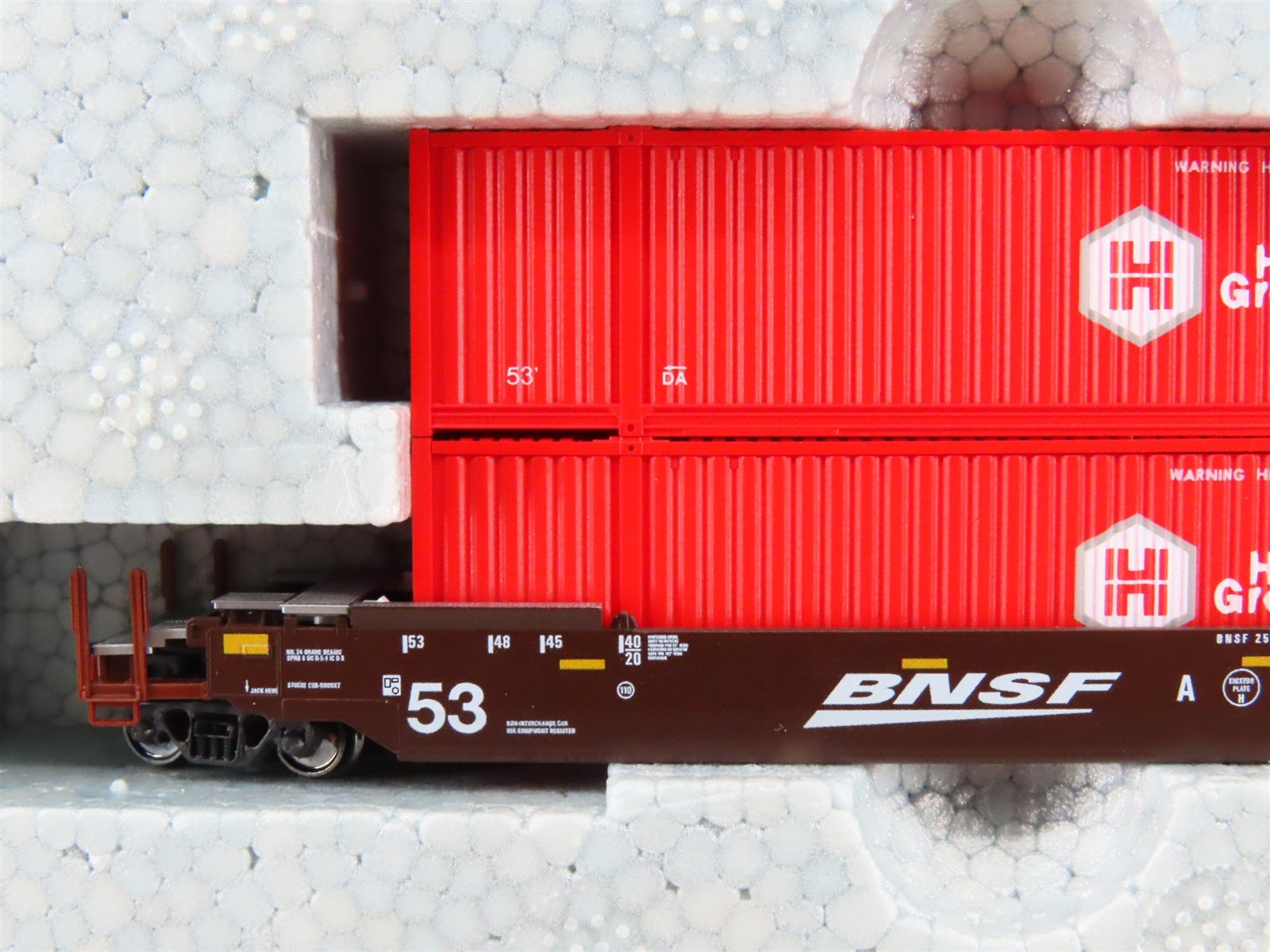 N Scale Kato 106-6178 BNSF Gunderson MAXI-IV Double Stack 3-Unit Set #253411