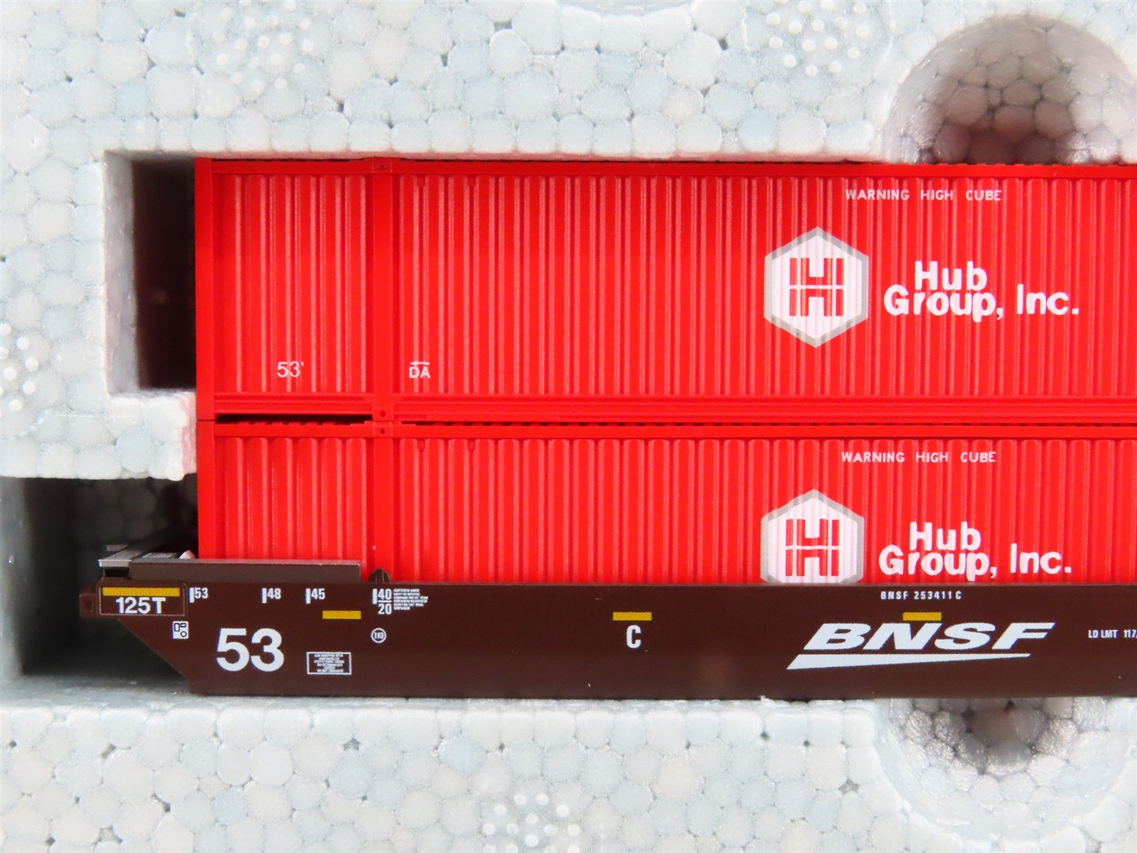 N Scale Kato 106-6178 BNSF Gunderson MAXI-IV Double Stack 3-Unit Set #253411