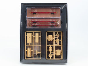 N Scale Micro-Trains MTL 99301620 DODX Red Flatcar w/Tank Loads 3-Car Pack