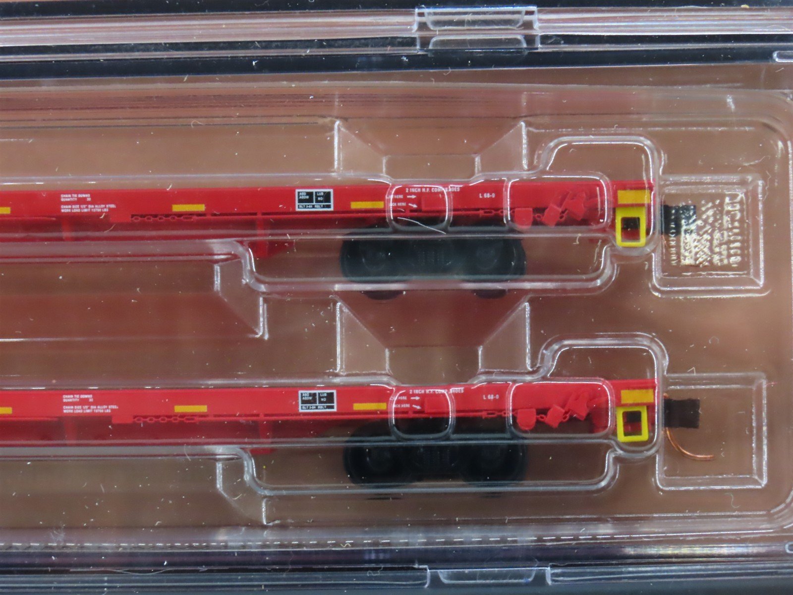 N Scale Micro-Trains MTL 99301620 DODX Red Flatcar w/Tank Loads 3-Car Pack