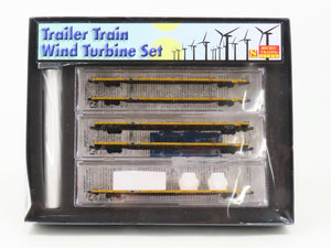 N Scale Micro-Trains MTL 99301330 TTYX Train Train Wind Turbine 5-Cat Set wLoads