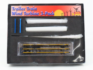 N Scale Micro-Trains MTL 99301340 TTYX Train Train Wind Turbine 3-Cat Set wLoads