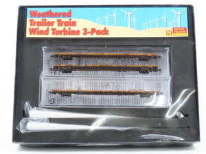 N Scale Micro-Trains MTL 99301390 TTYX Train Train Wind Turbine 3-Cat Set wLoads