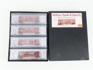 N Micro-Trains MTL 99305310 ATSF Weathered 3-Bay Hopper 4-Car Runner Pack