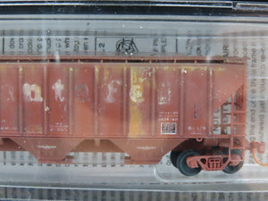 N Micro-Trains MTL 99305310 ATSF Weathered 3-Bay Hopper 4-Car Runner Pack