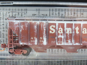 N Micro-Trains MTL 99305310 ATSF Weathered 3-Bay Hopper 4-Car Runner Pack