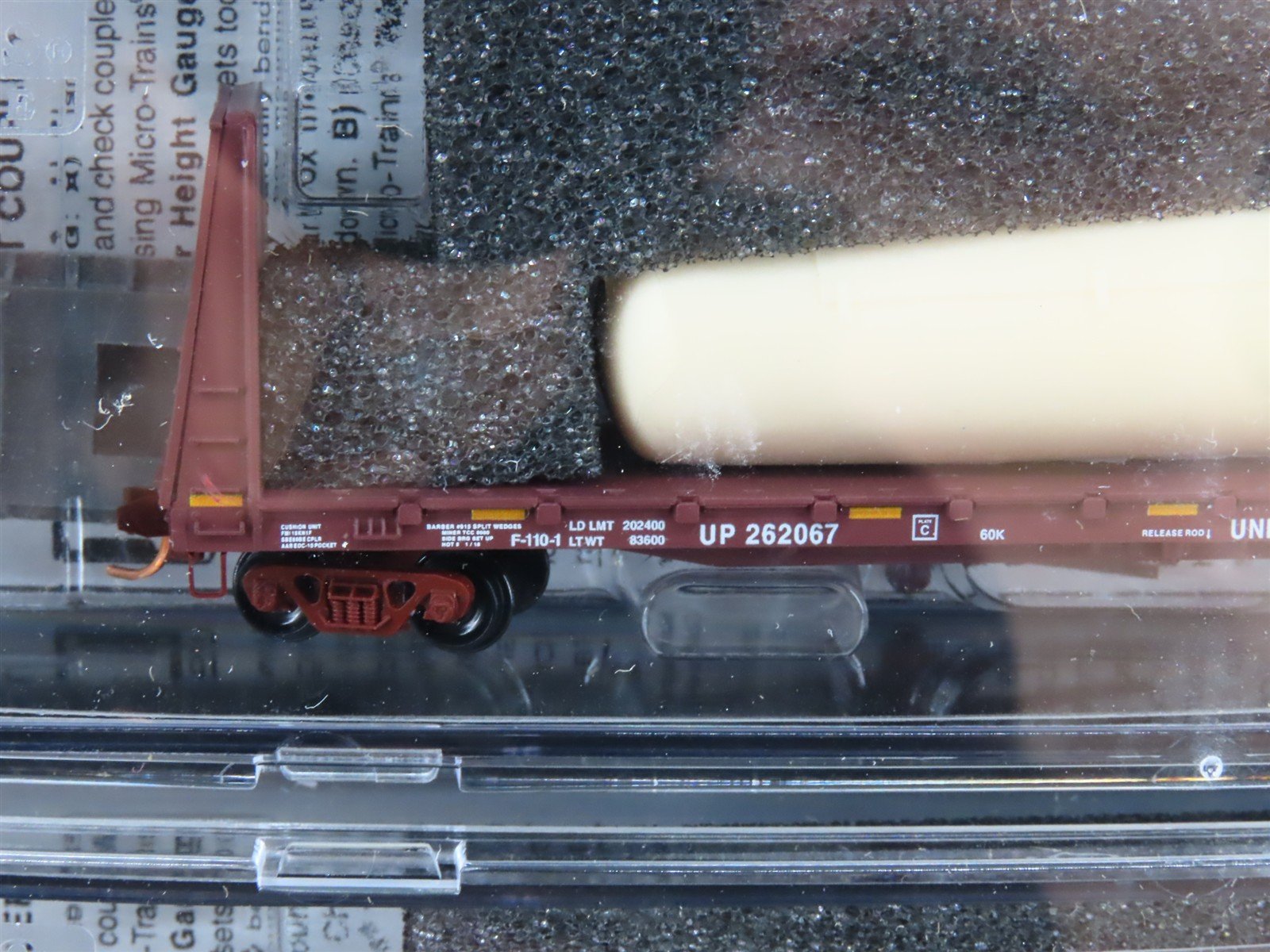 N Micro-Trains MTL 99301700 UP Wind Turbine Generator Flatcar 4-Car Runner Pack
