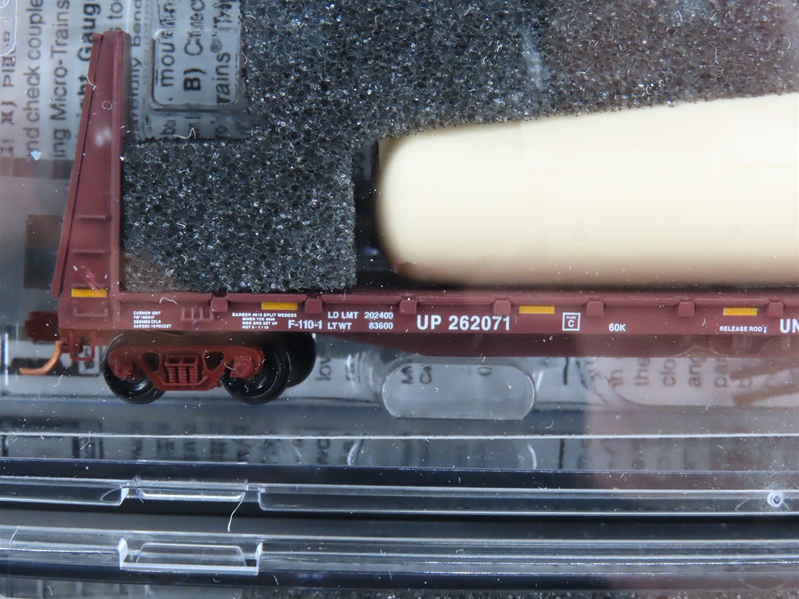 N Micro-Trains MTL 99301700 UP Wind Turbine Generator Flatcar 4-Car Runner Pack