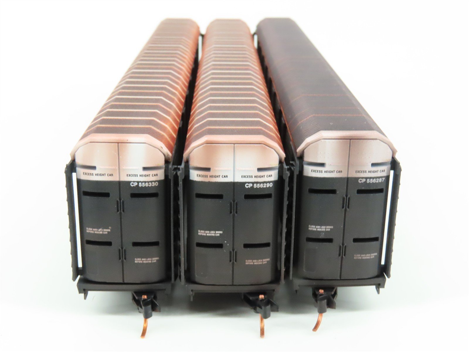 N Micro-Trains/PWRS 489-11190003 CP Weathered Autorack 3-Car Runner Pack