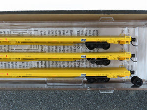 N Scale Micro-Trains MTL 99301910 DODX COFC Flatcar w/Loads 3-Car Runner Pack