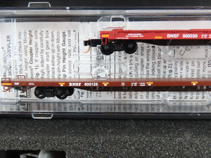 N Scale Micro-Trains MTL 99301563 BNSF Fuselage Flatcar 2-Car Runner Pack