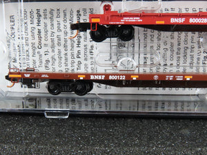 N Scale Micro-Trains MTL 99301562 BNSF Fuselage Flatcar 2-Car Runner Pack