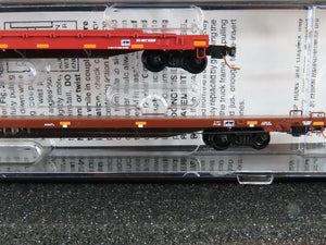 N Scale Micro-Trains MTL 99301562 BNSF Fuselage Flatcar 2-Car Runner Pack