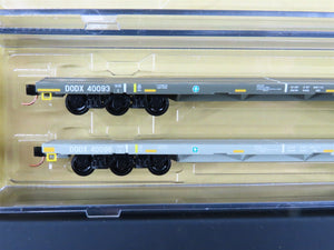 N Scale Micro-Trains MTL 99301630 DOD Mixed Flatcars w/Loads 3-Car Runner Pack