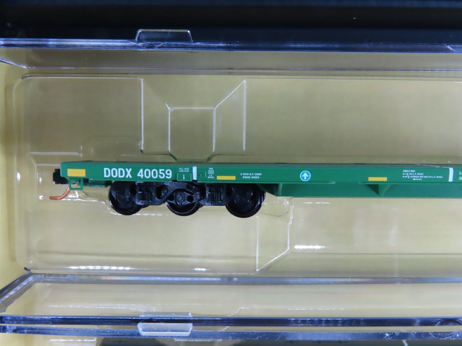 N Scale Micro-Trains MTL 99301630 DOD Mixed Flatcars w/Loads 3-Car Runner Pack