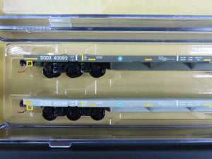 N Scale Micro-Trains MTL 99301630 DOD Mixed Flatcars w/Loads 3-Car Runner Pack