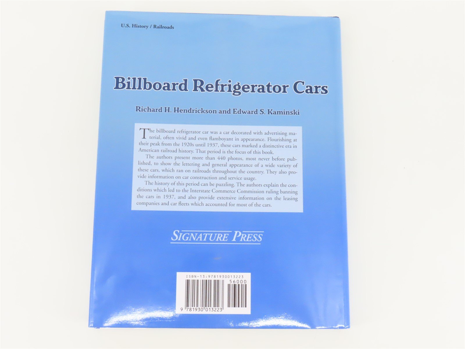 Billboard Refrigerator Cars by Richard H. Hendrickson & Edward S. Kaminski ©2008