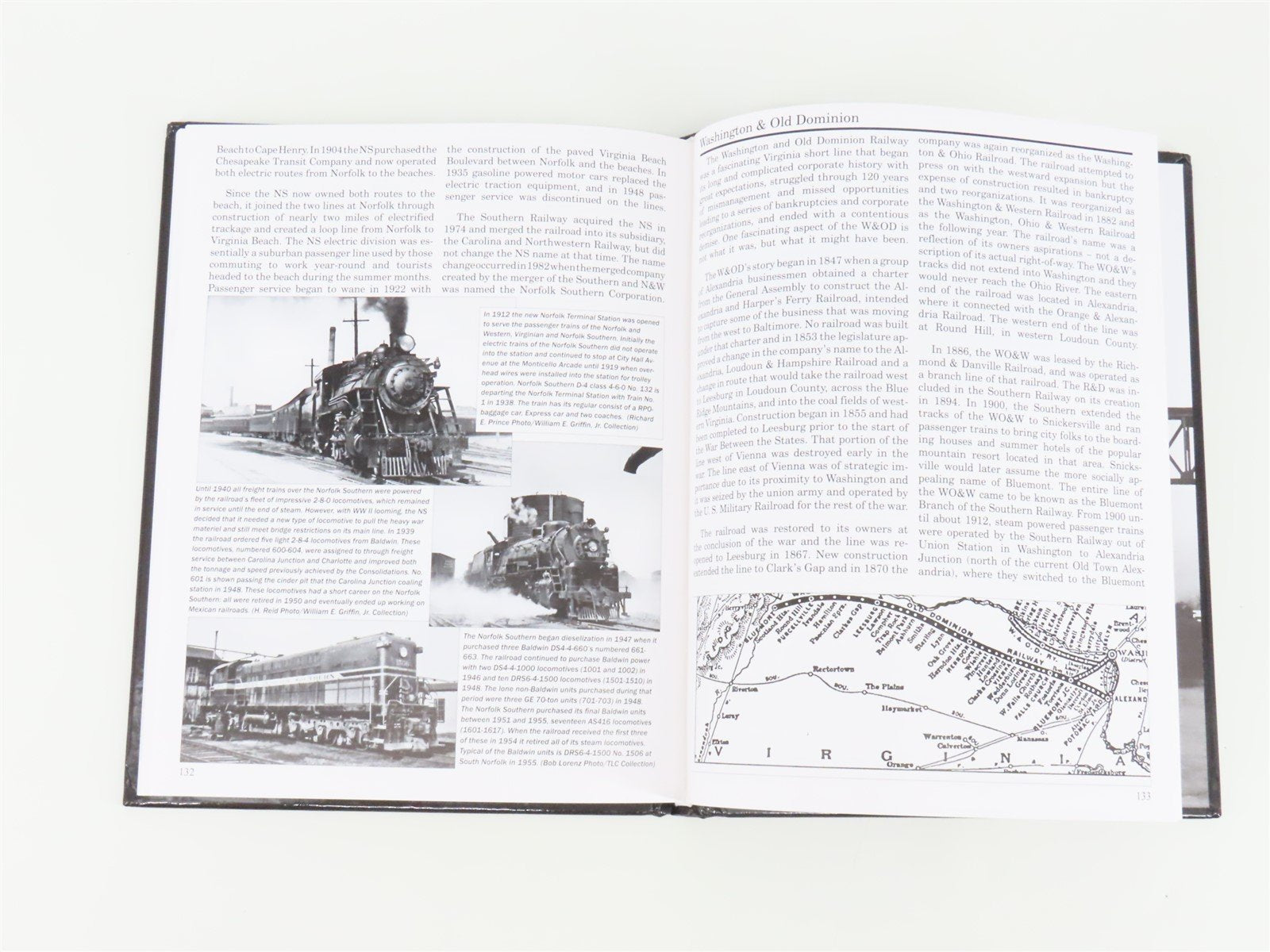 Virginia Railroads Vol. 1 The Old Dominion by William E. Griffin Jr ©2010