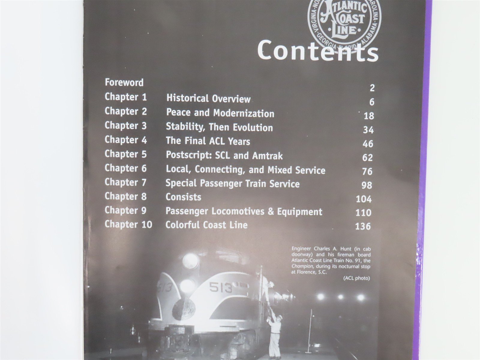 Atlantic Coast Line The Postwar Years Passenger Service by Larry Goolsby ©1999
