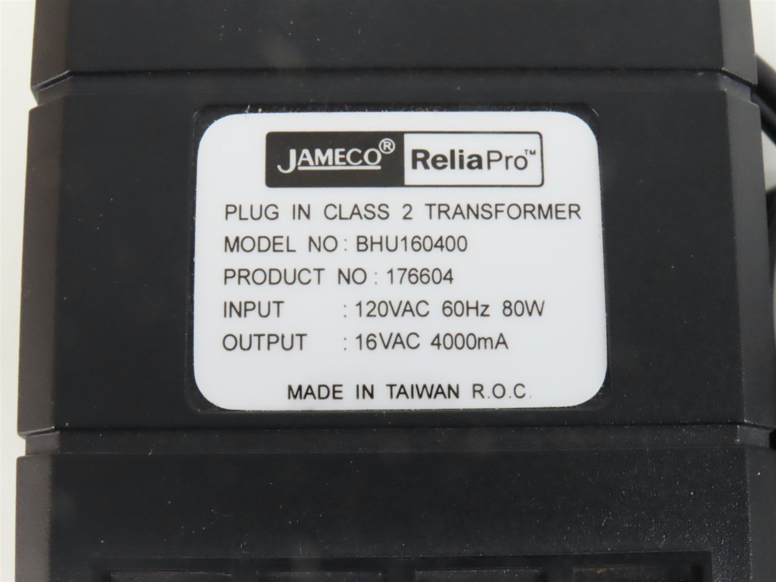 Jameco ReliaPro Class 2 Transformer Power Supply