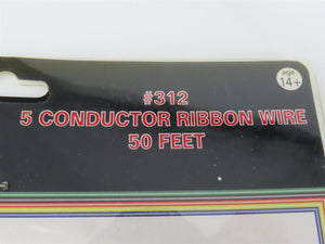 LOT of 3 Atlas #312 Five-Conductor Ribbon Wire 50' Rolls