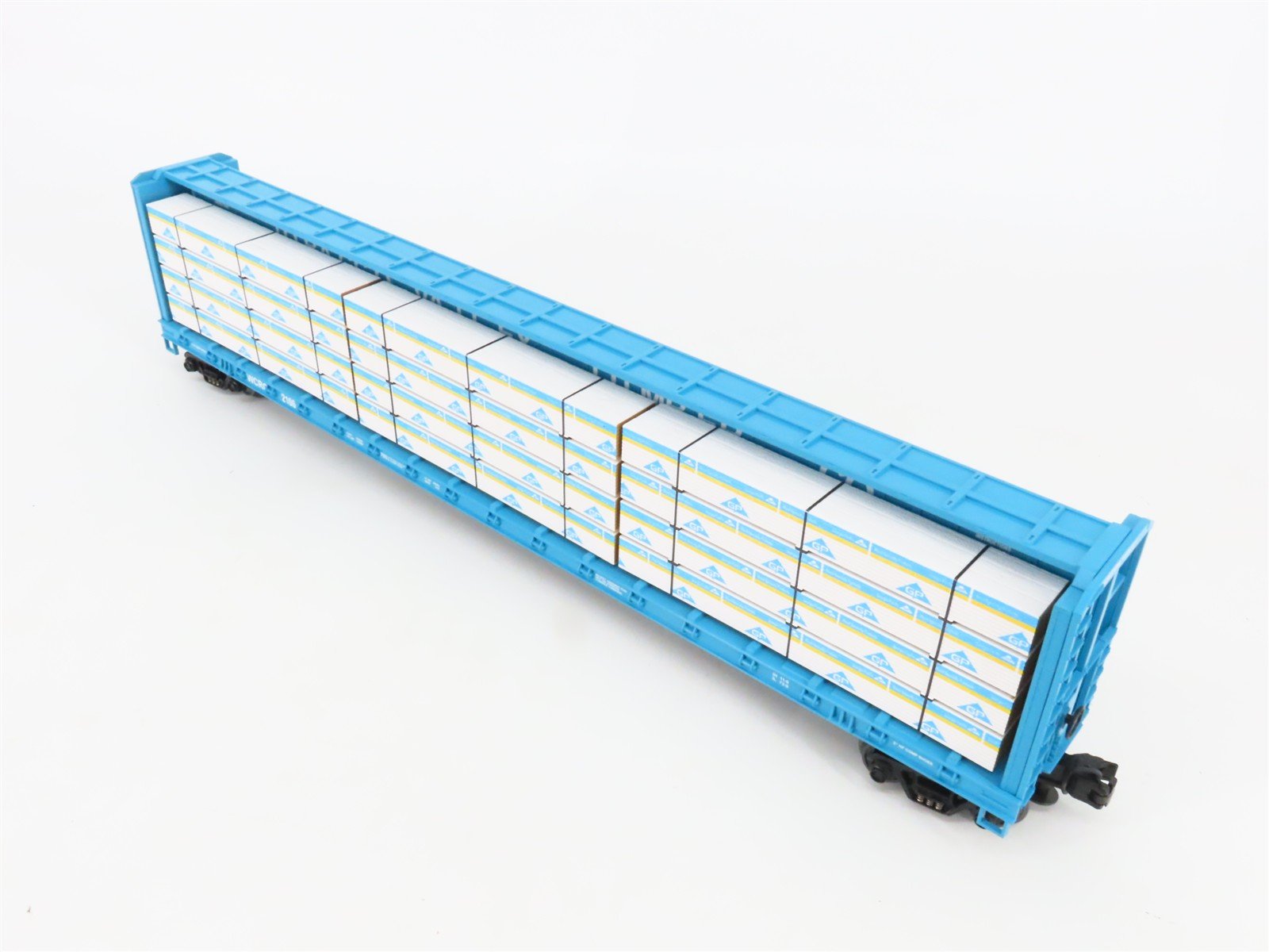 O 3-Rail MTH 20-98230 WCRC Tobacco Valley 72' Centerbeam Flat Car #2106 w/ Load