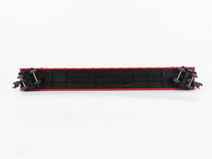 O Gauge 3-Rail MTH 20-98229 CP Rail 72' Centerbeam Flat Car #318257 w/ Load