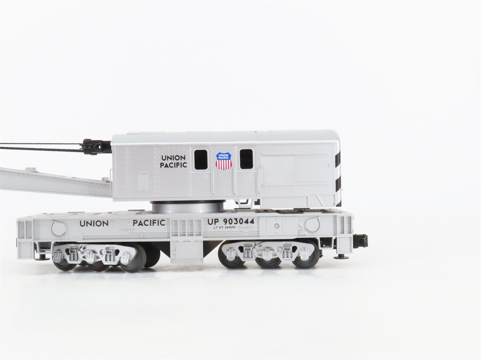 O Gauge 3-Rail MTH 20-98284 UP Union Pacific Bucyrus Erie Crane Car #903044