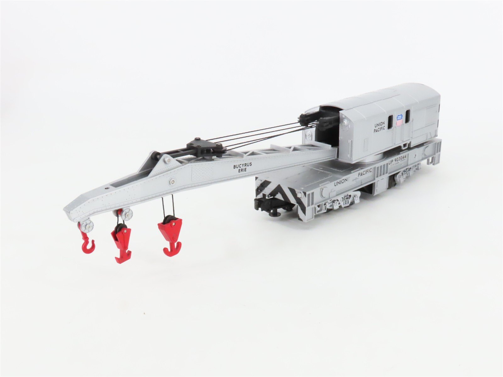 O Gauge 3-Rail MTH 20-98284 UP Union Pacific Bucyrus Erie Crane Car #903044