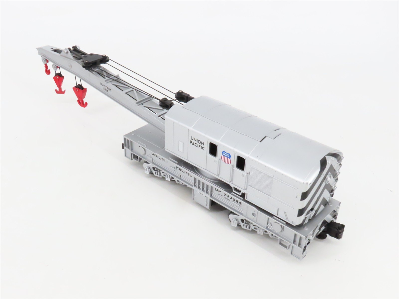 O Gauge 3-Rail MTH 20-98284 UP Union Pacific Bucyrus Erie Crane Car #903044