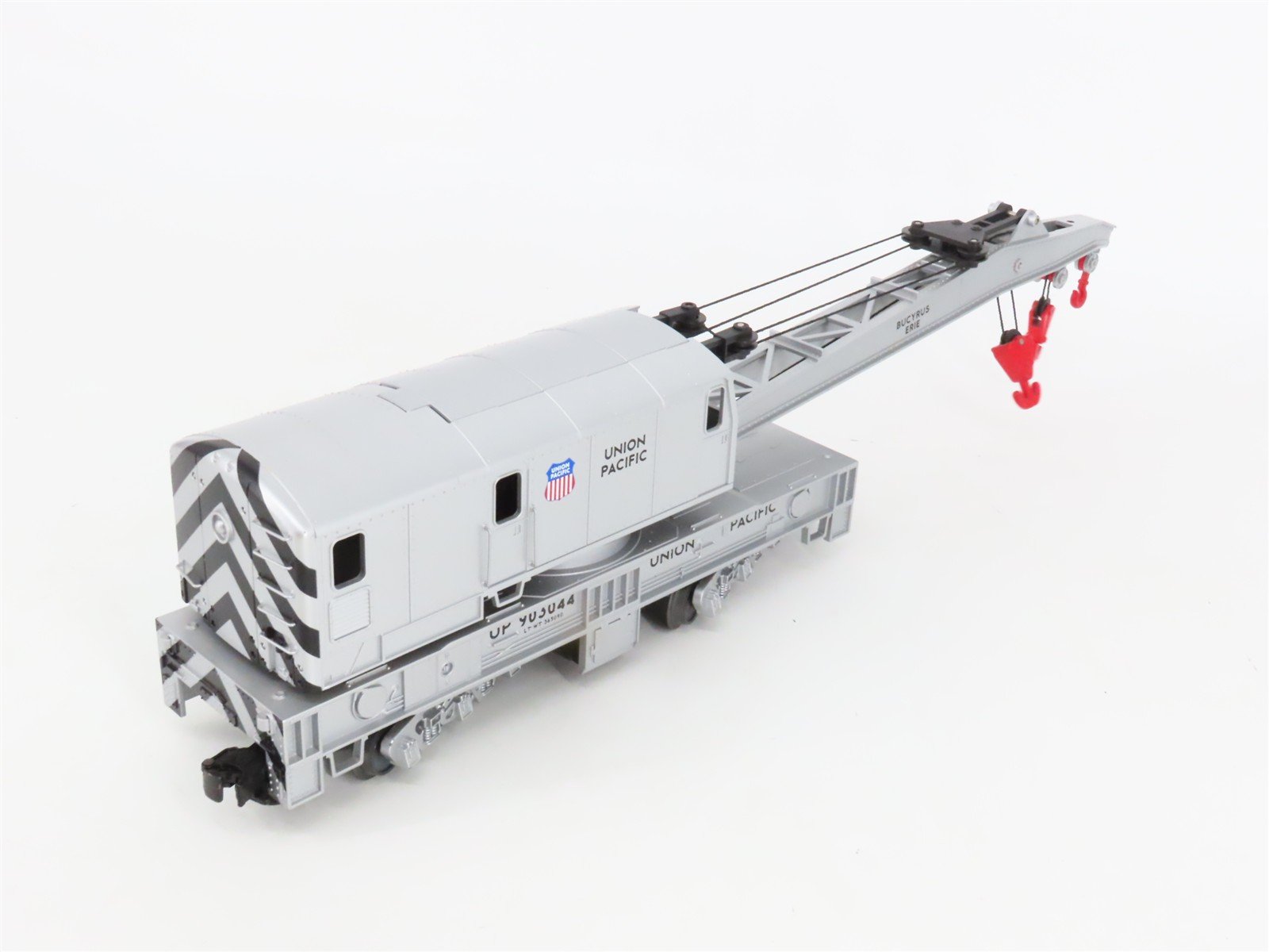 O Gauge 3-Rail MTH 20-98284 UP Union Pacific Bucyrus Erie Crane Car #903044