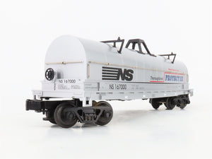 O Gauge 3-Rail MTH 20-98203 NS Thoroughbred Protect III Coil Car #167000 w/ Load