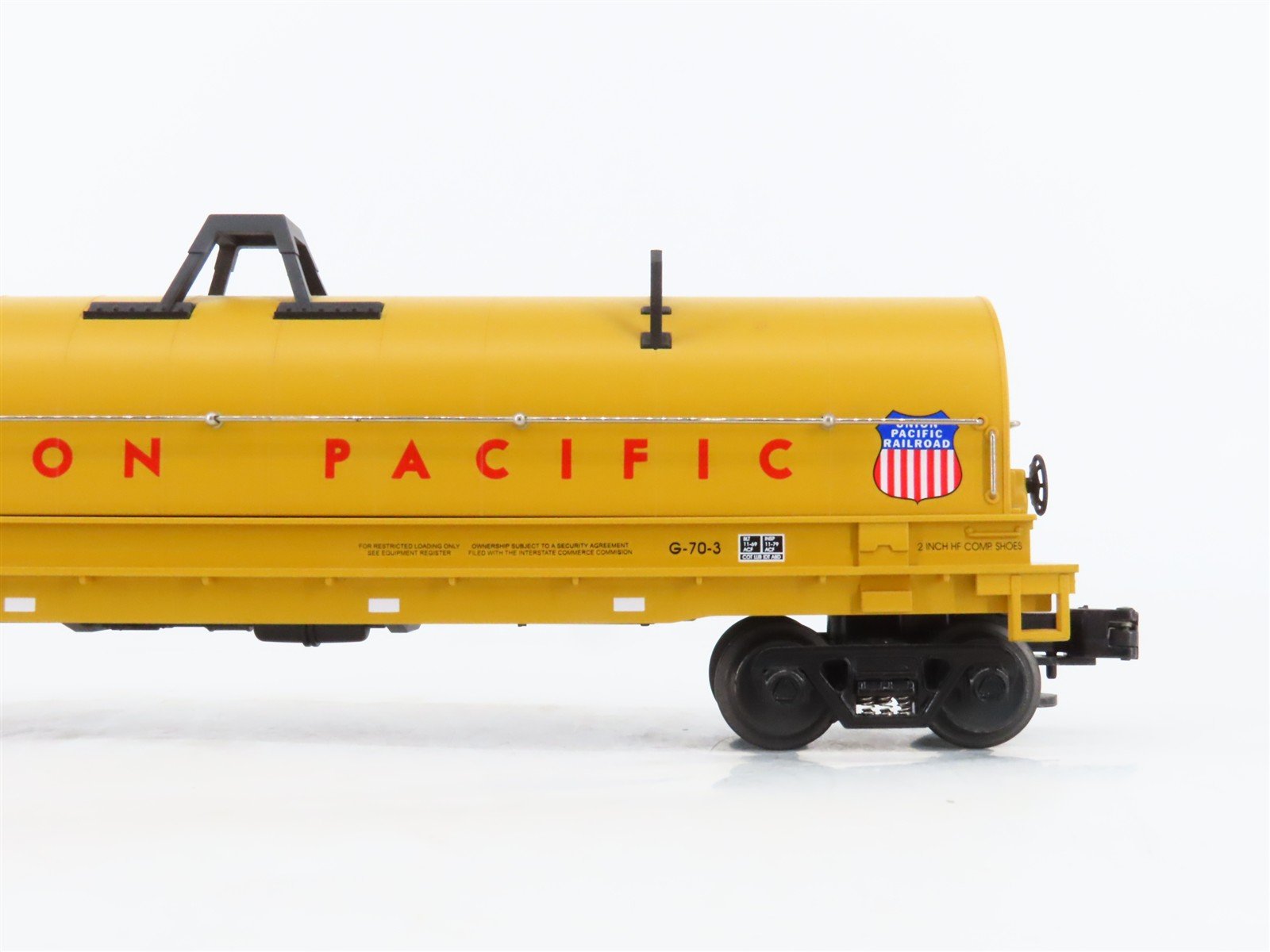 O Gauge 3-Rail MTH 20-98204 UP Union Pacific Coil Car #229606 w/ Load