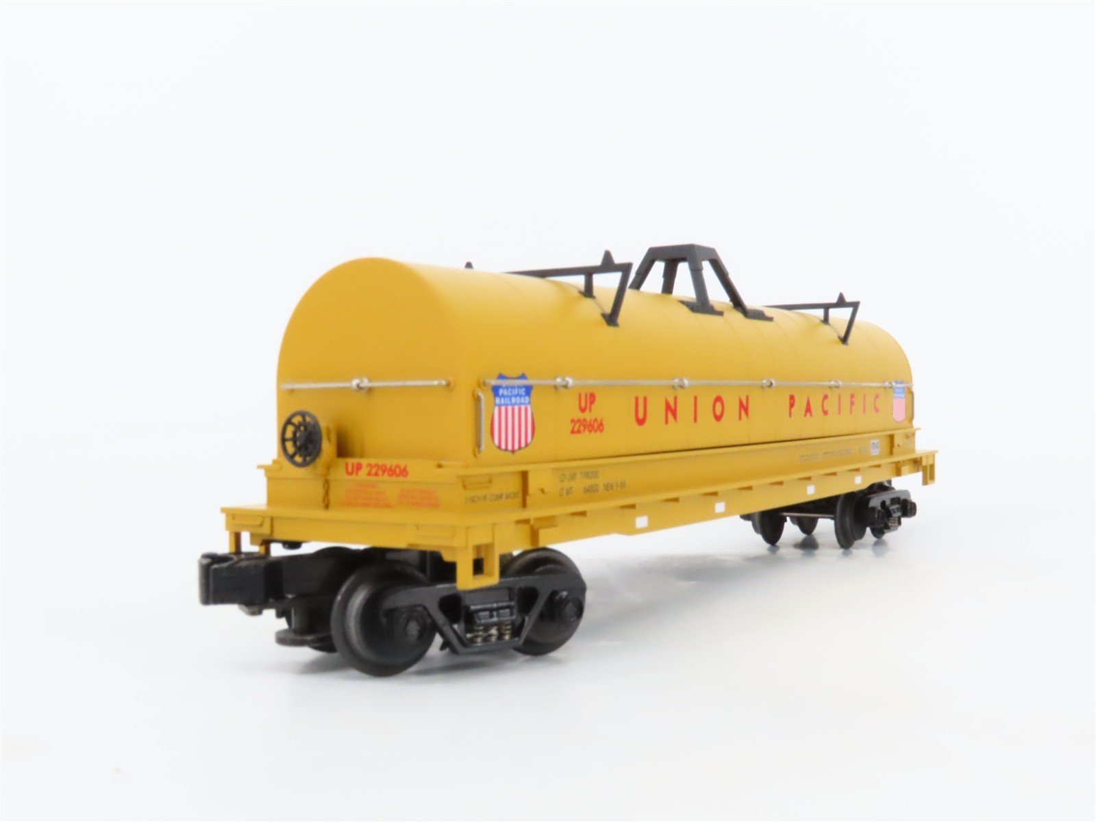 O Gauge 3-Rail MTH 20-98204 UP Union Pacific Coil Car #229606 w/ Load