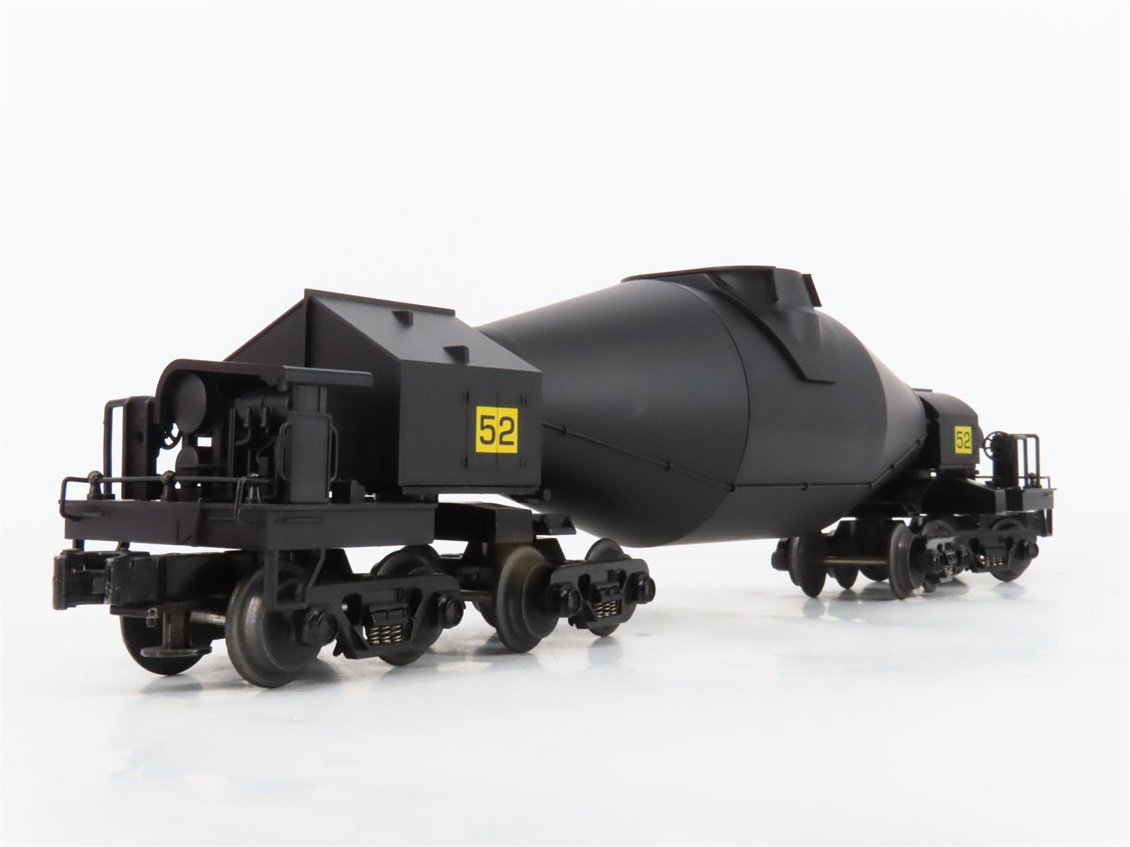 O Gauge 3-Rail MTH 20-98201 Undecorated Black Hot Metal Torpedo Ladle Car #52