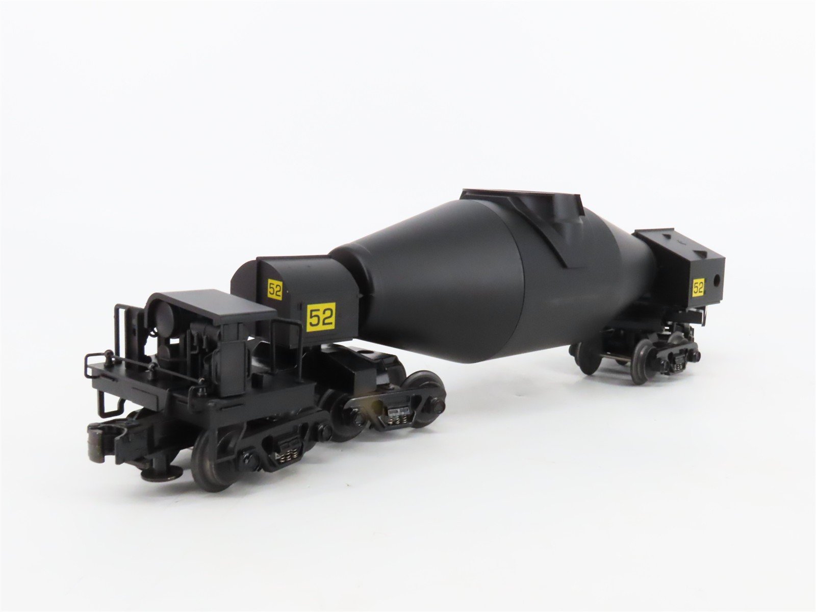 O Gauge 3-Rail MTH 20-98201 Undecorated Black Hot Metal Torpedo Ladle Car #52
